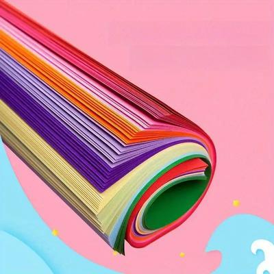 100 Sheets Premium A4 Cardstock Paper – Scrapbooking, Office & DIY (Vibrant Colors, Foldable & Tear-Resistant