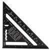 Protractor d'angle pour toiture 7 pouces Alliage d'aluminium Oxydation noire  (  )