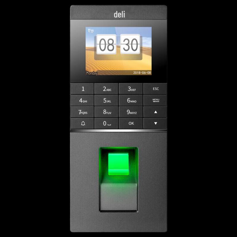 Deli 13752ID Fingerprint and Card Access Control Attendance System
