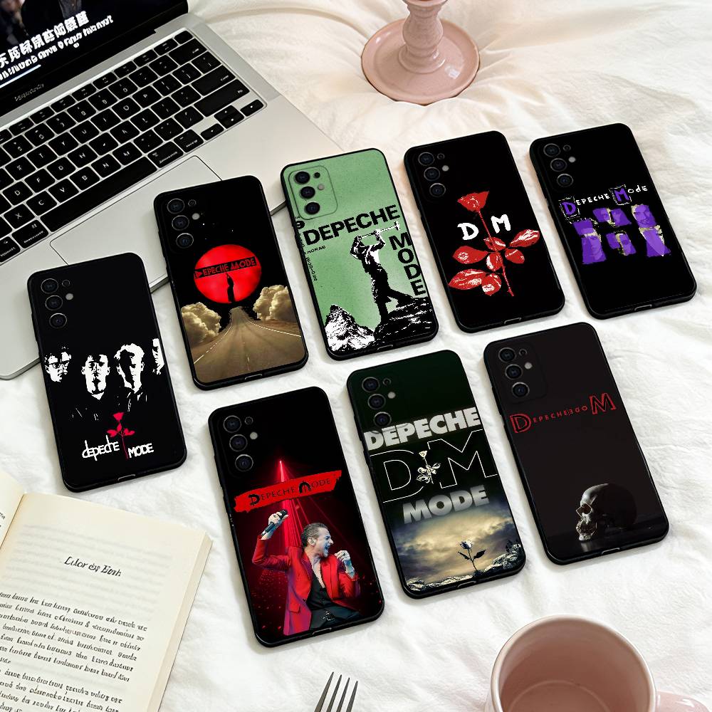 D-Depeche Mode Band Phone Case For Samsung S25,24,23,22,30,21,10,9,Ultra,Plus,Lite,FE,4,5 G Soft Black Case