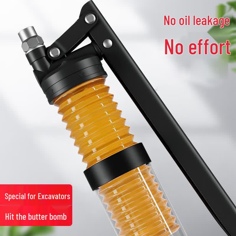 Qi Cheng Transparent Manual High-Pressure Grease Gun