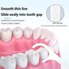 High Tension Dental Floss Dental Floss Picks Disposable Plastic Toothpick Clean Oral Hygiene Care 100Pcs