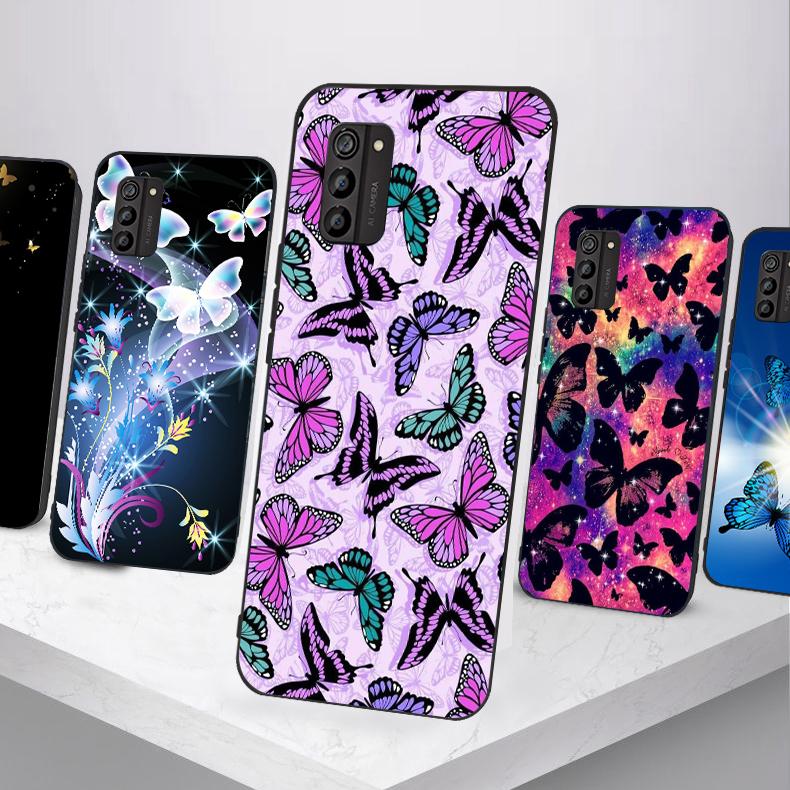 Schmetterling Handyhülle für iPhone Samsung Galaxy Redmi Xiaomi Oppo OnePlus Note SA 7 8 9 10 11 12 13 14 20 21 22 23 53 54 Pro Max Plus Ultra TPU Soft