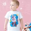 Tricou de vară cu imprimeu Booba de desene animate pentru copii băieți fete, casual, cu gât rotund, mânecă scurtă, perfect pentru copii mici, purtare zilnică, vacanțe