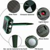 Solar Ultrasonic Cat Repeller Outdoor Cat Repeller Adjustable Sensitivity And Frequency Ultrasonic Cat Repeller Repel Pests Garden Protector