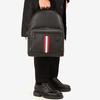 Bally Classic Red And White Striped Backpack Men Backpack Black MAVRICK-06