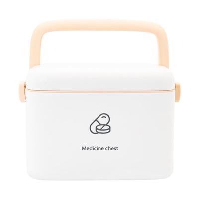 AZNABLE Erste-Hilfe-Kasten, Stilvoll, Aufbewahrungskoffer für Medikamente mit großem Fassungsvermögen, Skandinavisches Design mit zwei Ebenen, Schlichtes Design