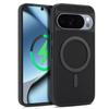 Custodia magnetica in pelle di fibra di carbonio di lusso per Google Pixel 10 Pro Xl 9A 9 Ricarica wireless Cover sottile antiurto