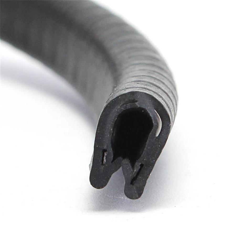 

4.5M Black Car Edge Protector U-Shaped Rubber Auto Door Noise Insulation Anti Dust