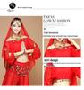 Indian Ethnic Belly Dance Set - Long Sleeve Autumn/Winter Pants for Stage Performance