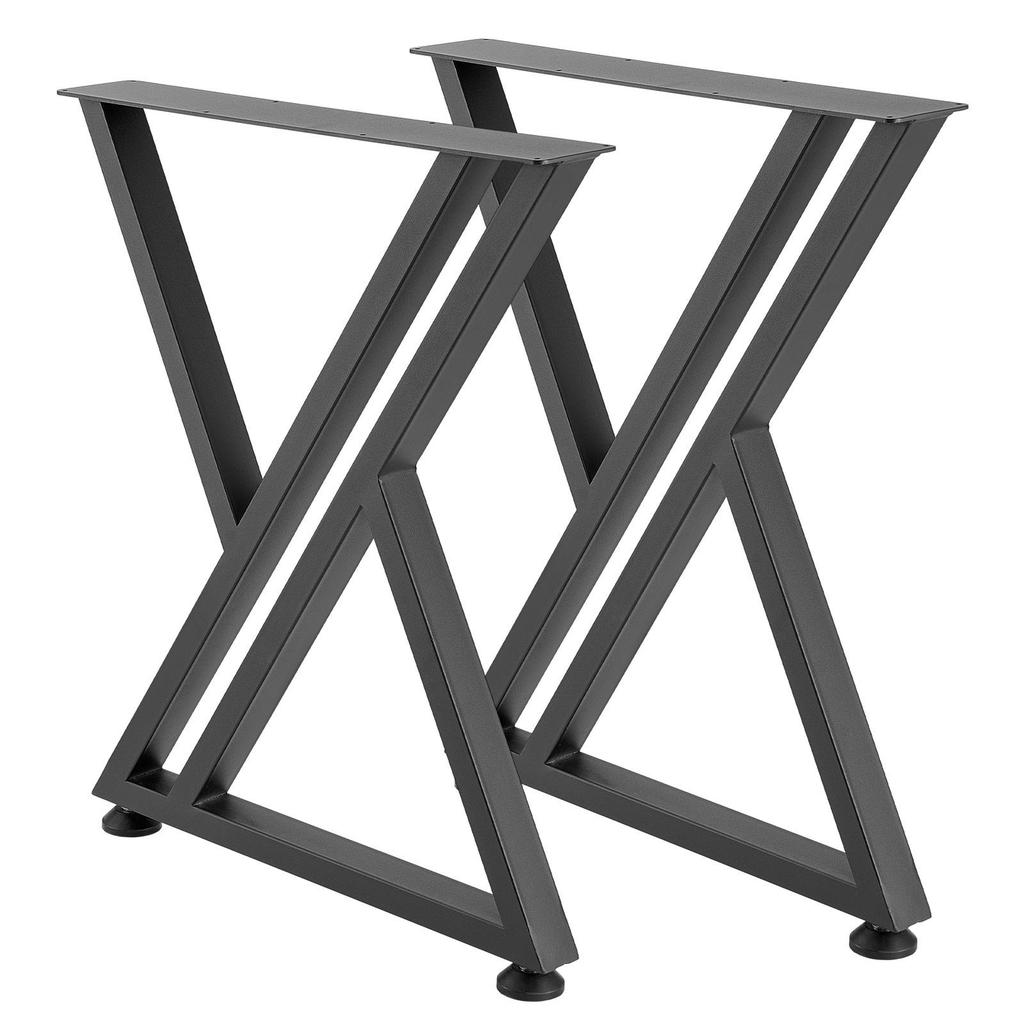 Table Legs, 740 X 610 Mm (H X W) Steel Furniture Legs, 1000 Kg Max Load Heavy Duty, Easy Installation, Stable for Home Office Desk DIY, Coffee Dinner