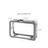 Metal Cage for DJI OSMO Action 6 Frame Case Full Protective Quick-release With Cold Shoe Expansion Camera Accessories