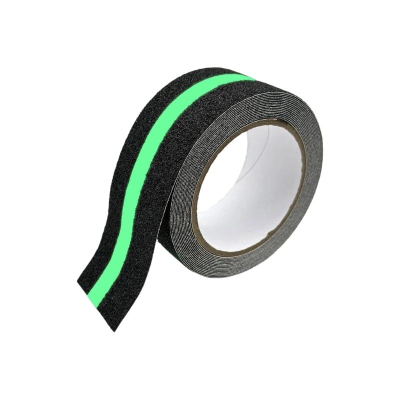 Heavy Duty Anti Slip Tape Glows in The Darks Striped,Grip Tape for Stair,Anti Slip Stair Treads Anti-Skid Safety Tape 1