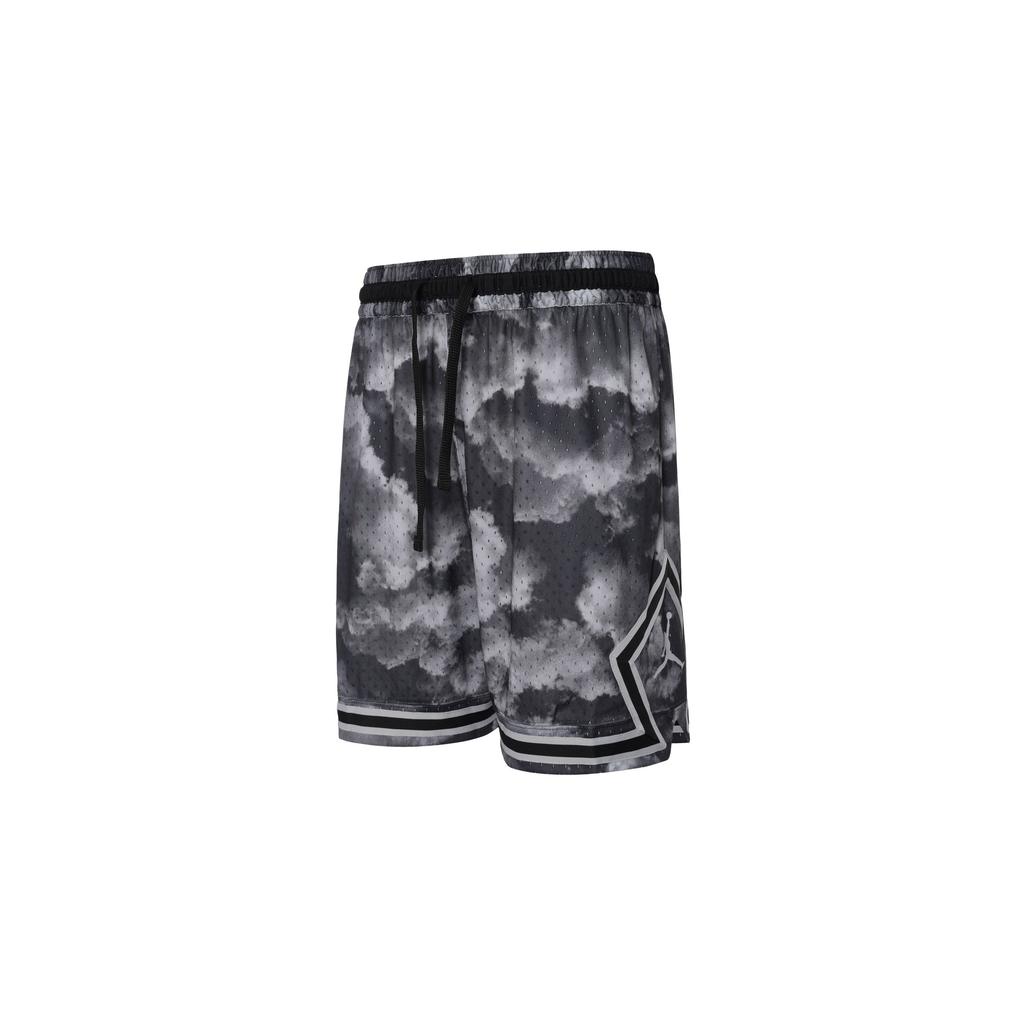 Jordan Diamond Print Breathable Casual Shorts Men Bottoms Black Grey FD7649-010