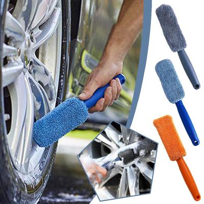 Car Wheel Brush Tire Cleaning Tools Rim Scrubber Cleaner Auto Detailing Brush For Truck Motorcycle Bicycle Home Washing Too O6R8
