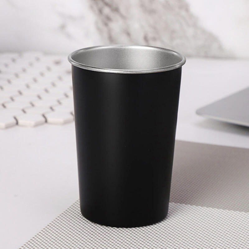 I'm Simple Stainless Steel Cup (Black/500ml)