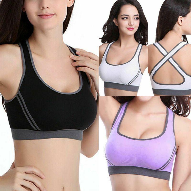 Luxurious Cross Back Padded Sports Bra For Women Seamless And Breathable Fitness Top