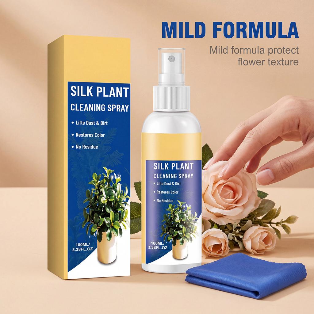 Seidenpflanzenreiniger - Reinigungsspray für künstliche Pflanzen, 120 ml (4 fl oz)