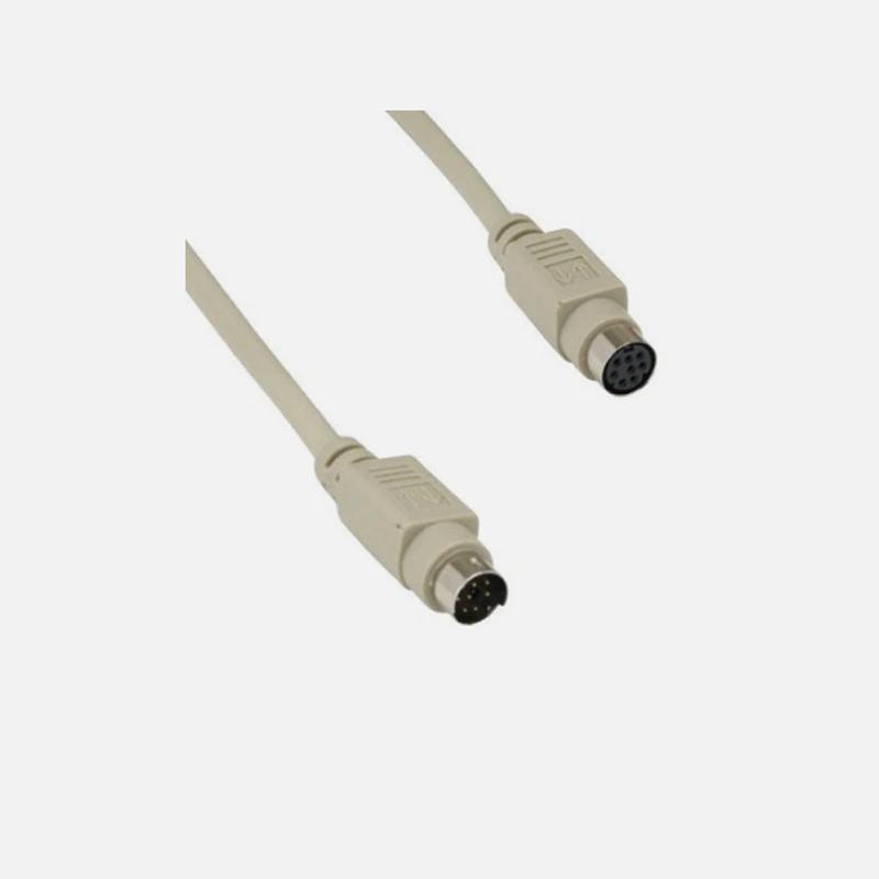 (2м 6фт)Удлинительный кабель Mini DIN 8-контактный последовательный RS-232 8-контактный M/F Устройство Mac (2M 6Ft)1ea