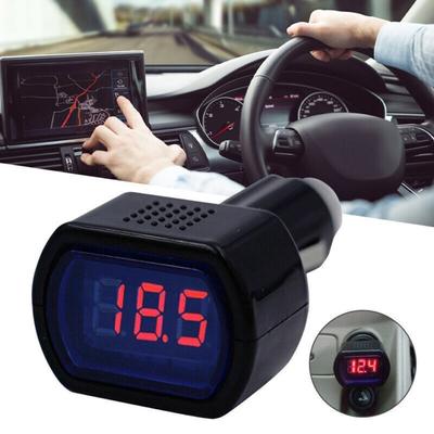 Digital LED Auto Car Cigarette Lighter Volt Voltage Gauge Meter Monitor 12V/24V