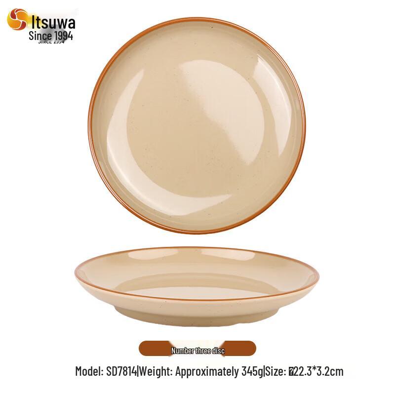 Wuhe Retro Melamin Speiseteller