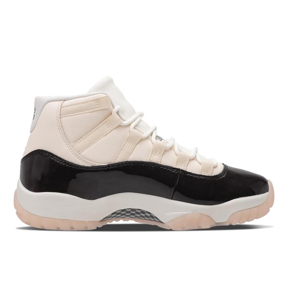 Jordan Air Jordan 11 Cushioning, Wear Resistant High Top Vintage Basketball Shoes Women's Pink AR0715-101(Team645-)