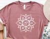Sieben Chakren T-Shirt, Chakra Symbole T-Shirt, Namaste Shirt, Yoga Tee, Mandala Shirt, Spirituelles Shirt, Meditationsshirt, Damen Yoga Shirt