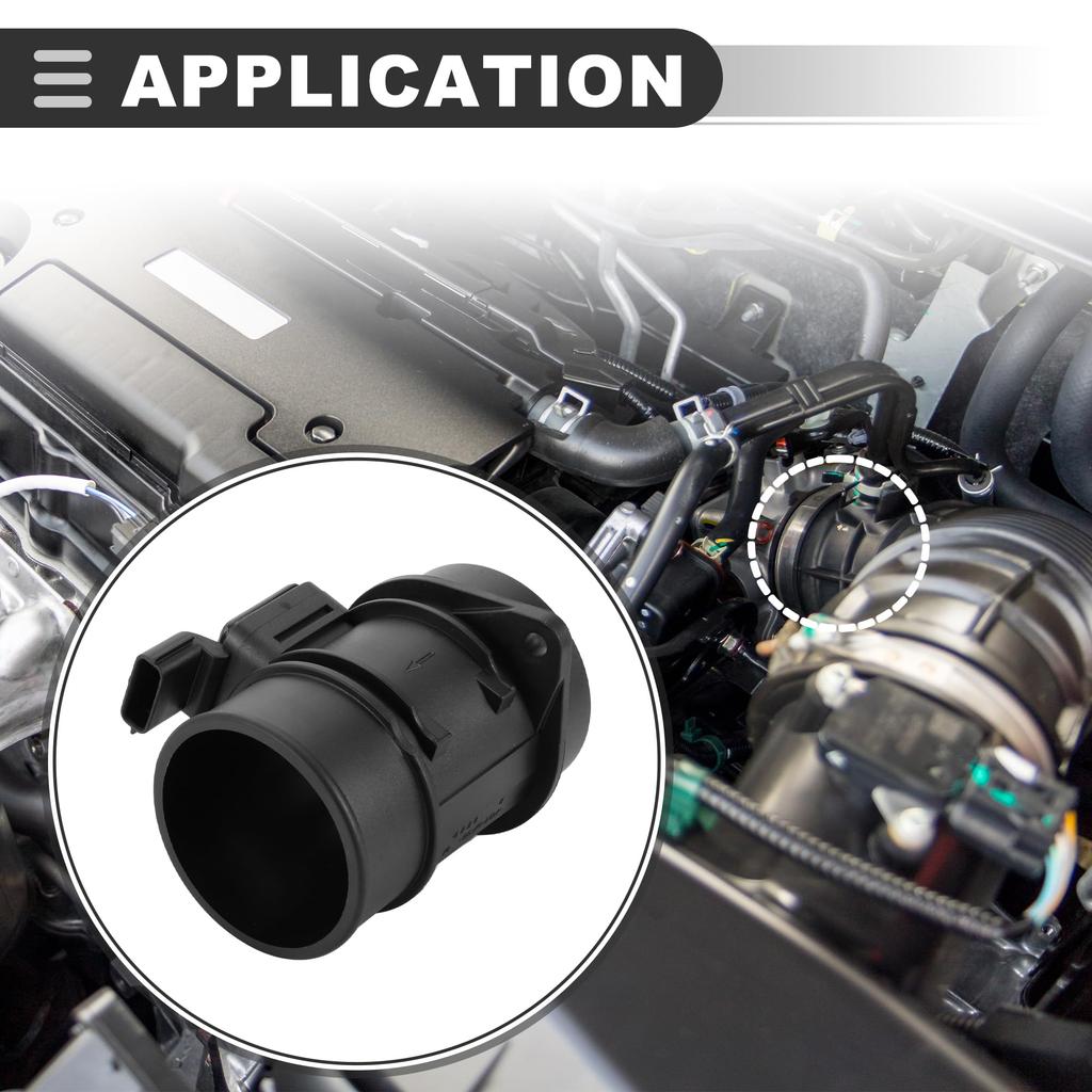 Zespół przepływomierza powietrza Motoforti dla Renault Clio 2005-2020, Plastik i metal, Czarny, Numer części 8200299956