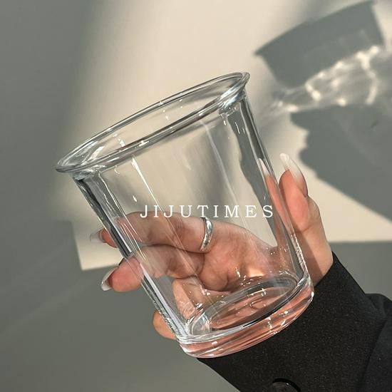 Kippsicheres Glas für Eiskaffee, Kaffee, Wasser, Milch, Milchshakes und Milchtee - Perfektes Geschäftsgeschenk