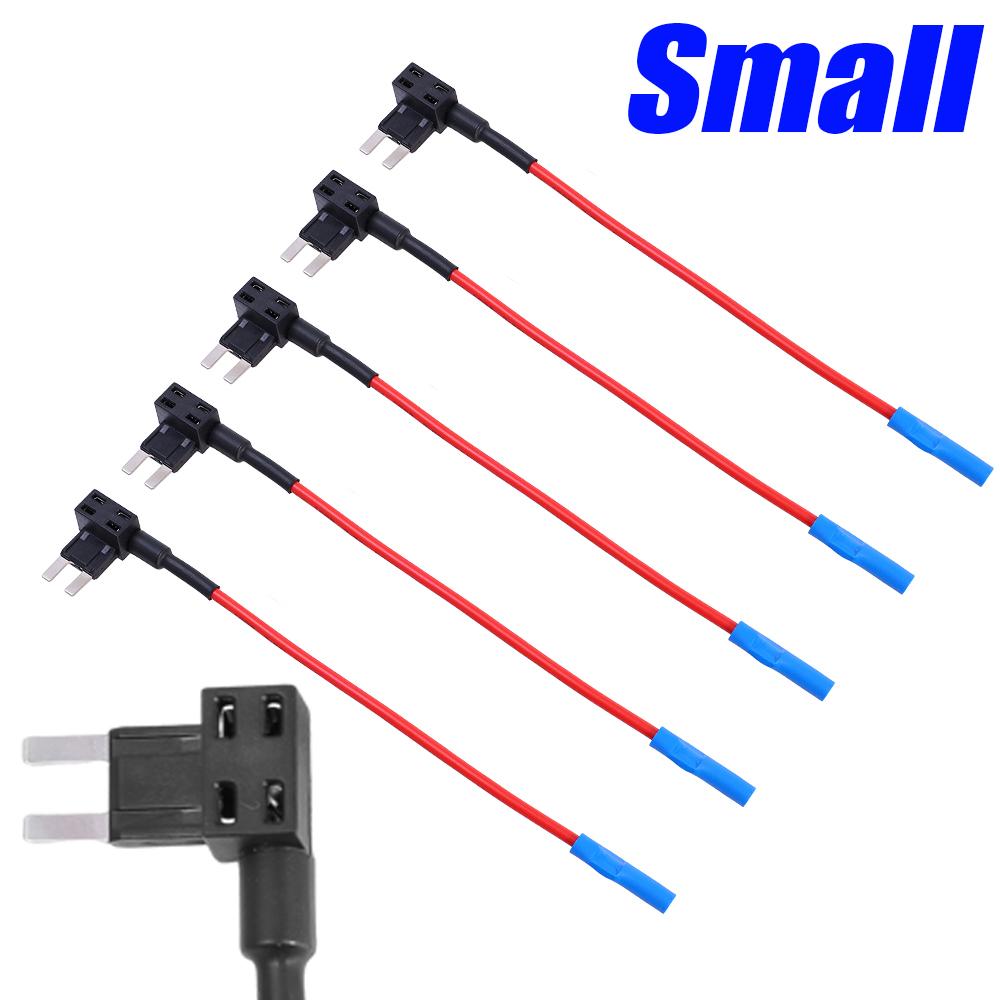 

1/10/20 шт. Автомобильный блок предохранителей Электроприборы Мини Малый Средний Автомобильные предохранители Держатель лезвий Авто Удлинитель цепи Адаптер питания 5PCS