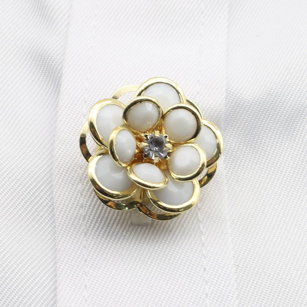 New 1-piece23MM French Style Shirt Cufflink Set, Simple Wedding Shirt, Clothing Decoration Accessories