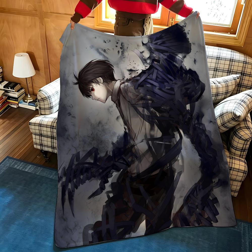 Anime A-Ajin D-Demi H-Human Throw Flannel Cozy Print Blanket, Portable, Durable Machine Washable Cute Cool