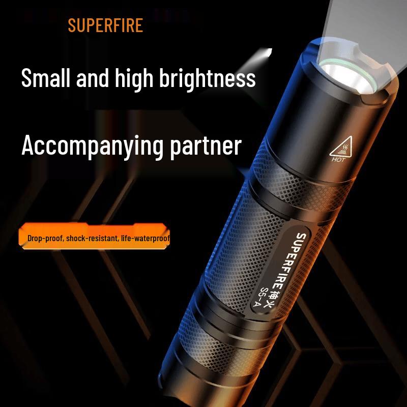 SupFire S5-A Portable Rechargeable LED Flashlight