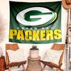 Green Bay Packers Tapestry Wall Hanging Room Background Cloth Home Decor Beach Mat Yoga Mat Sofa Bed Sheet