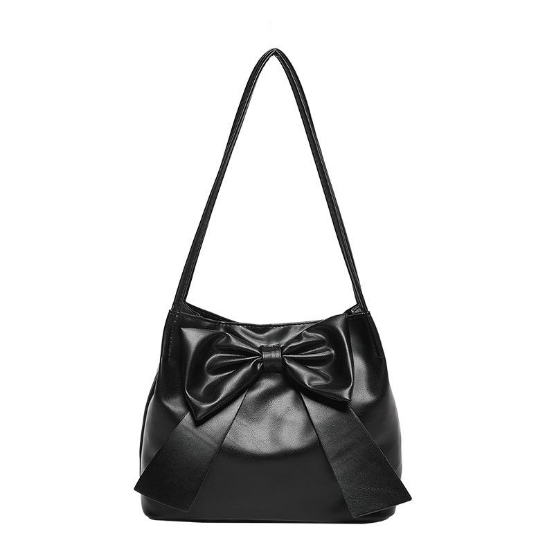 New Popular, Fashionable, Beautiful, Trendy and Simple Hand-held Underarm Bag, Large-capacity Bow Tote Bag for Women