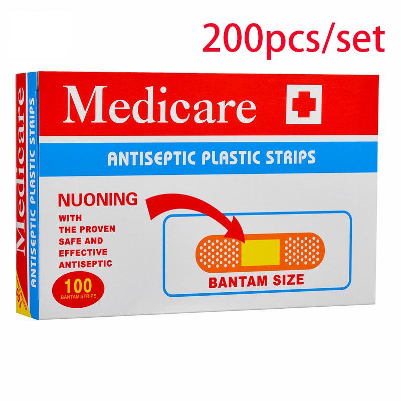 Hemostatic Patch 100pcs/set Bandage Plaster Bandage Emergency First Aid Non-woven Non-woven Breathable Waterproof Sterile Paste