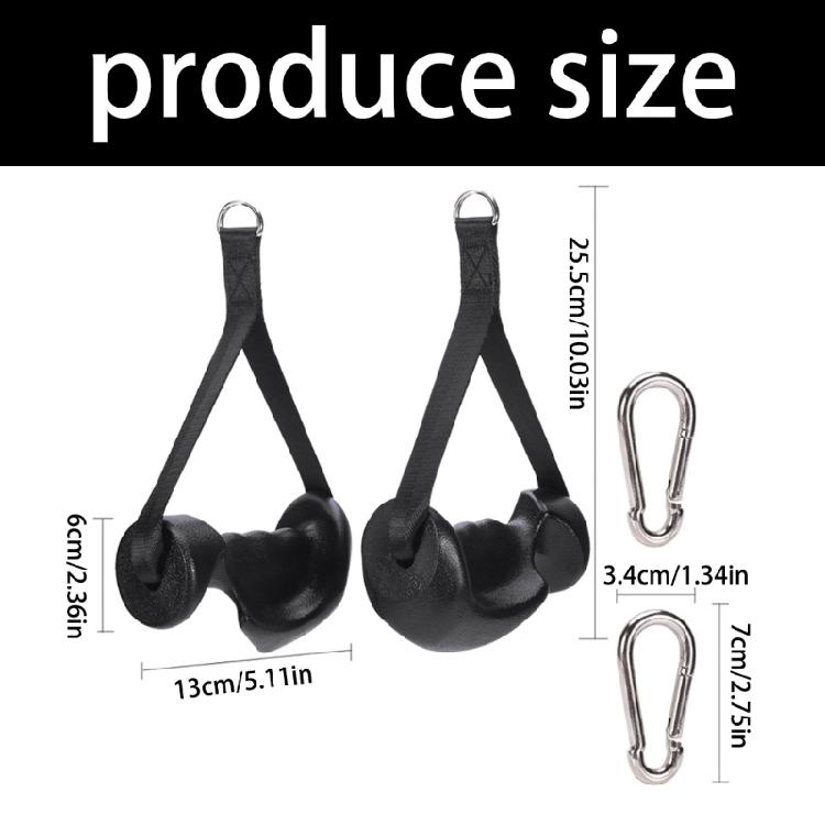Professional Lifting Handles Thicken Nylon Workout Handles Strength Training Resistance Heavyweights Fitness Accessory