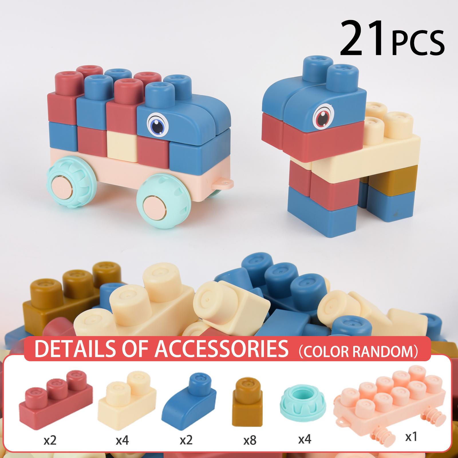 

Мягкий резиновый набор для сращивания блоков, большой размер, развивающая творческую и спортивную игру, идеально подходит для детей