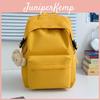 Urban Minimalist Nylon School Backpack With Air Cushion Straps For Middle School Students
