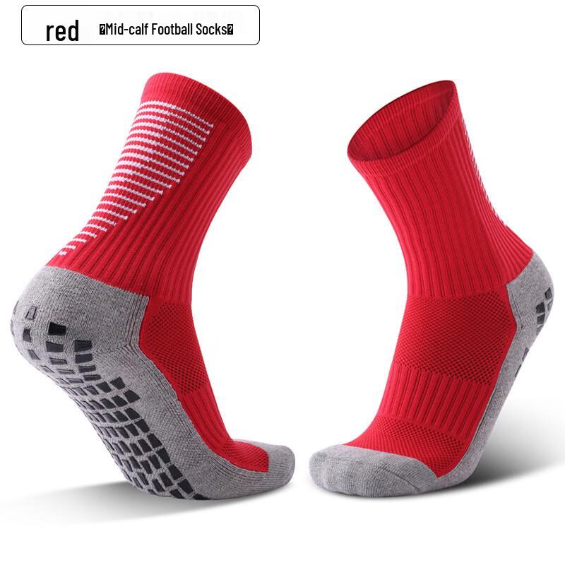 Kinder Anti-Rutsch Mittellange Fußballsocken