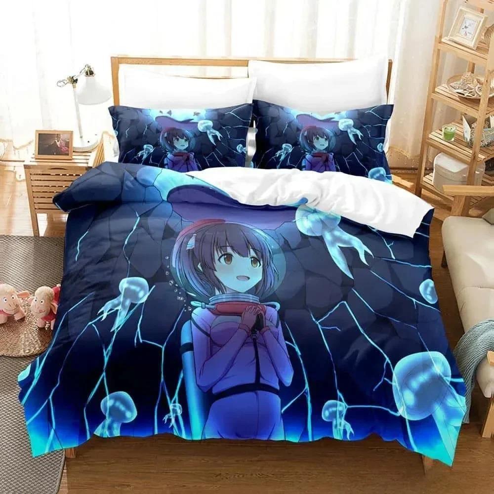 Comforter 3D Anime The Idolm@Ster Chieri Ogata Bedding Set Bedroom Soft Modern S Comefortable
