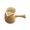 Dibblang Ceramic Side Handle Tea Pot - 420ml Gradient Brown