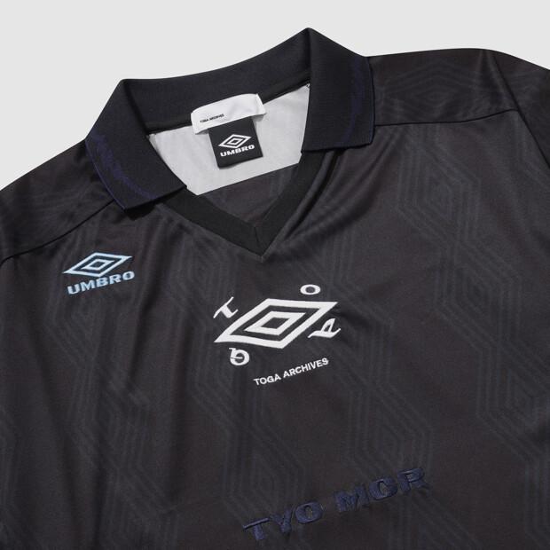 UMBRO [Umb X Toga] Short Sleeve Gaming Shirt Black Ur111Orj21