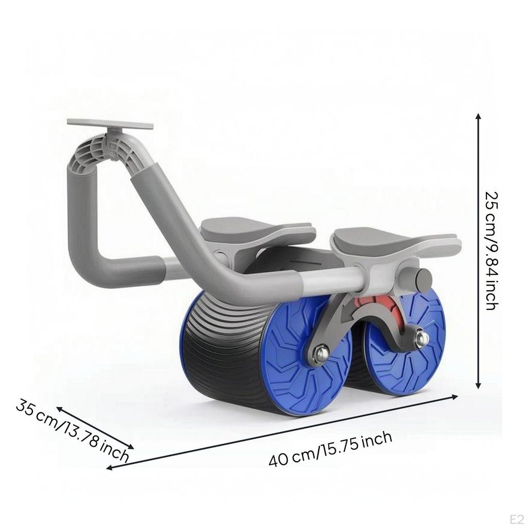 Abdominal Roller with Elbow Support Stable Assisted-Rollback