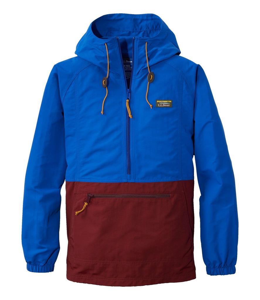 Mountain Classic Color Block Japan Fit S Regatta Rosewood Multicolor 1000231133 [LLBEEN] Men's Anorak, Blue/Deep