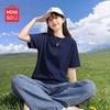 MINISO Women's Pure Cotton Loose Fit T-Shirt