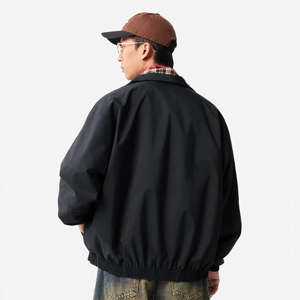 Li-Ning Sports Lifestyle Series Long Sleeve Stand Collar Windproof Breathable Water Resistant Jacket Men Jacket Black AFDV177-3