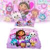 Gabbys Dollhouse 3d Printed Duvet Cover Set For Kids Bedroom Decor