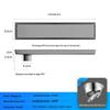 Bright Light 304 Stainless Steel Invisible Floor Drain - Odor-Resistant for Hotel Showers