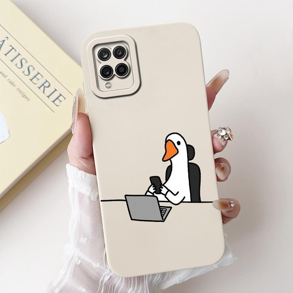 Funda For Samsung A12 Case A125F Silicone Cute Kawaii Luxury Fashion Flowers Cover For Samsung Galaxy A12 Phone Case Shockproof